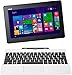 Produktbild Asus T100TA-DK047H 25,65 cm (10,1 Zoll) Convertible Tablet-PC (Intel Atom Z3775 1,4GHz, 2GB RAM, 64GB eMMC+500GB HDD, Intel HD, Windows 8 Touchscreen) weiß