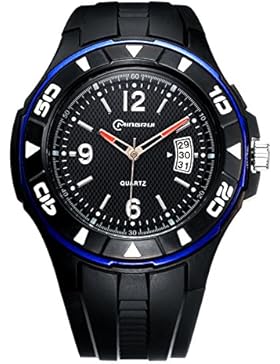 Jugendliche Quartz uhr,30 meter wasserdichte armbanduhr Große zifferblatt uhr Student Junge Pin buckle armband-B