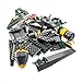 Produktbild 1 x Lego System Teile Set Modell für Star Wars Clone Wars 7930 Bounty Hunter Assault Gunship Raumschiff dunkel grün grau Incomplete unvollständig