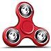Produktbild Roreikes Fidget Spinner , Tri-Spinner Fidget Toys Finger Spinner Spielzeug mit und glatte Rotation , ideal Geschenke für ADS, ADHS, Angst und Autismus Kinder und Erwachsene (Rot)