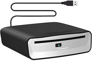 VEHOUKLI Lecteur CD DVD de voiture - Boîtier USB d'origine - Lecteur CD - Appareil de navigation - Pour voiture/téléviseur/ordinateur portable