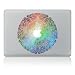 Produktbild Macbook Skin Aufkleber, Morbuy abnehmbare Kunst Creative Anti-Kratz-Beschichtung Skin Vinyl Schutz MacBook Aufkleber Pro 13 A1706 / A1708 ( Touch Bar /Non Touch Bar) (Farbe rund)