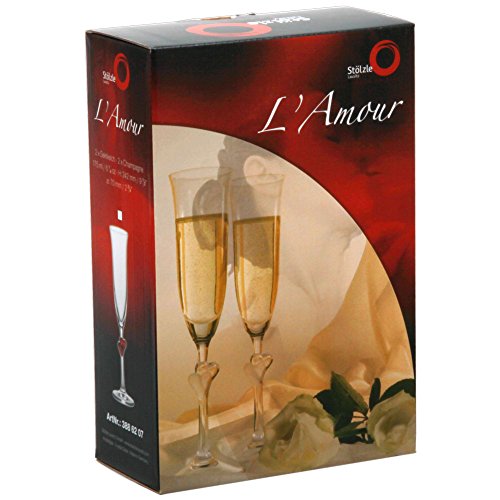 StlzleLausitz-388-62-07-LAmour-Sektkelch-mit-roten-Herzen-2-er-Set-175-ml