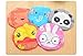 DMtse set of 6 Japanese Cartoon Lace Waterproof Shower Cap Shampoo Cap