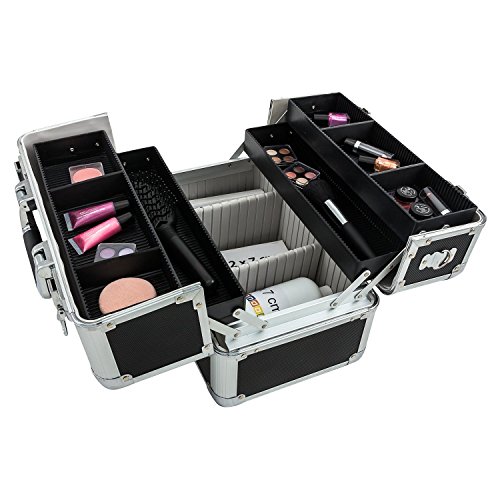 Aluminium-Multikoffer Etagenkoffer Schwarz – 201502 - 4