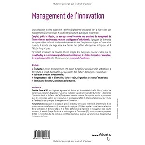 Management de l'innovation - De la stratégie aux projets
