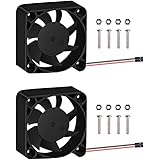 GeeekPi 2PCS Raspberry Pi Ventilateur de Refroidissement 40x40x10mm DC 5V Brushless CPU Cooling Fan pour Raspberry Pi 4 Modèl
