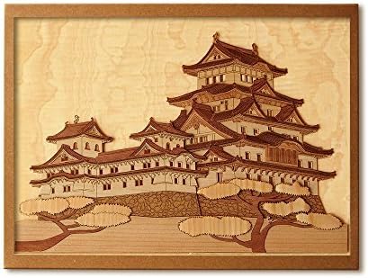 KINOWA Wooden Art Kit Kiharie Himeji Castle Made in Japan