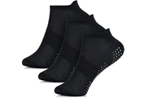 SOCKSVILLE Girls 3/6 Pairs Trainer Cotton Grip Socks | Black/Pink/Purple/Teal | Arch & Heel Tab Support | Sports | Breathable, Lightweight, Comfortable | Athletic, PE, Exercise, School | 6-8.5, 9-12, 12.5-3.5