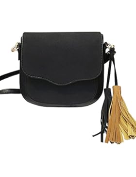 Damen Umhängetasche Schnalle Schultertasche Shopper Tasche Messenger Bag