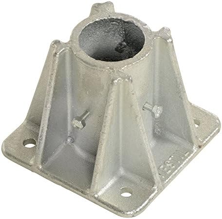 VDKR-P101 Single Socket with 4 Bolt Holes for Pipe Safety Railings