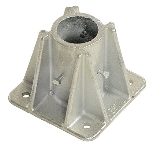 VestilVDKR-P101 Single Socket with 4 Bolt Holes for Pipe Safety Railings