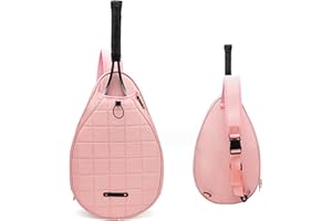 GENERIC Lightweight Tennis Backpack Water-Resistant Badminton Bag with Adjustable Shoulder Strap Multi-Compartment for Men Women Junior, Fashionable Sports Backpack Only 400 Grams, 7 Colors