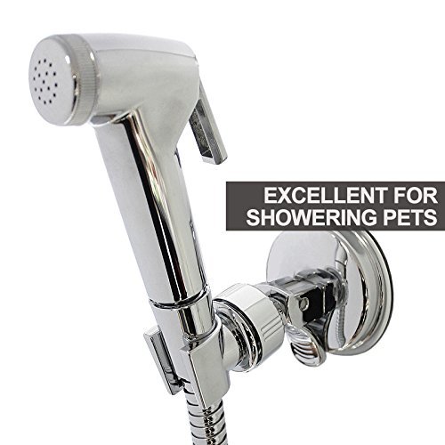Duschkopfhalterung, Qile Verstellbar Brausehalter Saugnapf Duschhalterung Duschkopf Halter Handbrausehalter - 3