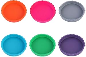 WBZOWRB 6 Pezzi Tappi Per Lattine,Lattine Per Bevande Sigillate,Coperchi Per Lattine Di Birra,Coperchi Per Lattine Di Birra Riutilizzabili