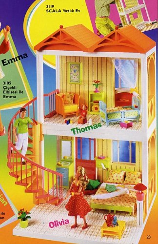 Preisvergleich Produktbild LEGO Scala Puppenhaus (Art. 3119)