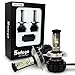 Price comparison product image H4 LED Car Headlight Bulbs - Safego 100w Hi/Lo LED Bulbs (each 50W) Cree Chip 10000lm HB2 9003 High Low Car Auto Conversion Kit 12v 2 Year Warranty Replace for Halogen Lights or HID Bulbs Lamp U2-H4