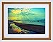 Produktbild NATURE VIETNAM DANANG SUN BEAM CLOUD SEA BLUE GREEN R FRAMED PRINT B12X4082