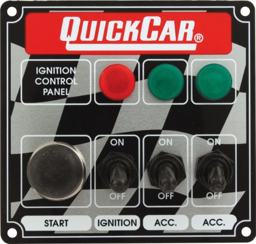 quickcar Racing productos 50 - 025 4 - 3/8 "de alta encendido interruptor con 2 luces indicadoras