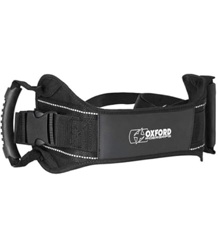 Motorcycle Grip Belt Black Motorcycle Passenger Safety Belt