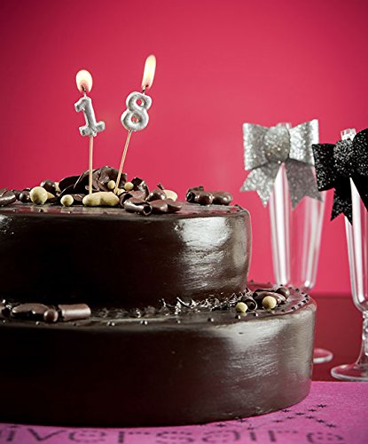 Endlich ist es soweit …. 18. Geburtstag Kerzen silber - 2