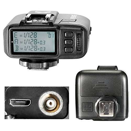 Neewer   N1T-N iTTL 2 4 G 32 canaux sans fil flash  1     metteur   1   Receiver  Pour Nikon DSLR Tels que D7200 D7100 D7000 D5300 D5000  Studio Flash et Flash Speedlite