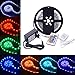 Produktbild 5M 5050 RGB LED-Streifen Strip Stripe 24 Schlüssel-IR-Fernbedienung + Netzteil + Kostenloses Kabel LD348
