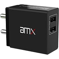 AMX XP 24+ (12W Dual Port) Smart USB Wall Charge Adapter