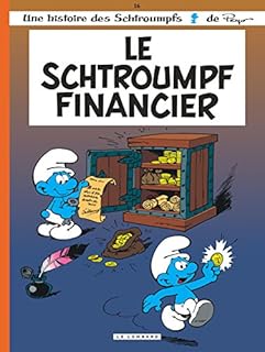 jaquette livre Le schtroumpf financier, tome 16