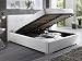 Produktbild Polsterbett BETTY Kunstleder Bett mit Bettkasten Lattenrost 160x200 Weiss Doppelbett