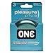 Produktbild ONE Pleasure Plus - 3 Spezialformkondome inklusive Kondombox