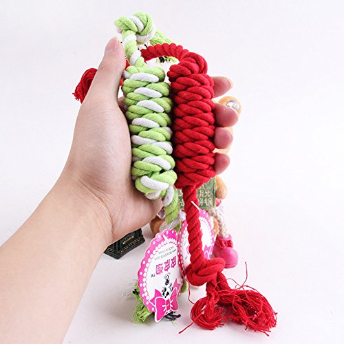 Tough-Strong-Cat-Dog-Pet-Tug-War-Play-Chew-Toy-Cotton-Rope-With-Knot-Fun-Bite