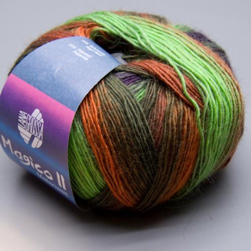 Lana Grossa Meilenweit Magico II 3518 100g Sockenwolle