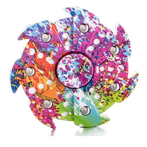 Hand Spinner Stress Relief Toy, Colourful Hand Spinner Fidget Toy Stress Reducer Made Bearing Focus Anxiety Relief Toys for Killing Time Hand Spinner Stress Relief Toy, Colourful Hand Spinner Fidget Toy Stress Reducer Made Bearing Focus Anxiety Relief Toys for Killing Time