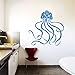 Produktbild Tiefsee Meerestiere Wandtattoos Quallen Muster Kunst Niedlich Design Wandaufkleber Mode Stil Home Schlafzimmer Dekor 71 * 71 cm