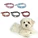 Produktbild La Vie Hundehalsband, größenverstellbar, PU-Leder, mit Strassbesatz, für kleine Hunde / Katzen, in 2 verschiedenen Größen erhältlich