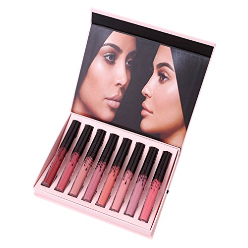 Stayeal Lipgloss Set 8 Stück Lippenstift Liquid Matt tolle Geschenk - 2