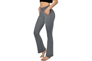 Sinophant Dzwony do jogi, damskie legginsy z wysokim stanem, nieprześwitujące, spodnie do biegania z kieszeniami