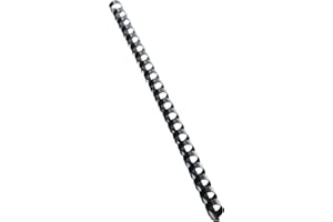 ‎PEACH Peach Plastikbinderücken A4 - 8mm - 45 Blatt - 100 Stück - schwarz - PB408-02