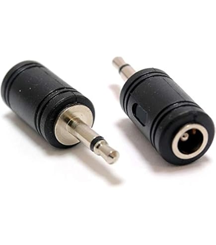 5 Pezzi Adattatore DC Femmina 5.5x2.1mm A Maschio 4.0x1.7mm – Connettori Di Alimentazione In Rame