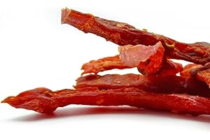 ILGUSTONLINE Coppiette di Puro Suino 1 kg Prodotto Artigianale Sottovuoto - Filetto di Maiale Essiccato e Stagionato - Tipico di Roma