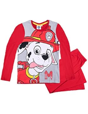 Paw Patrol Jungen Pyjama Schlafanzug 2016 Kollektion - rot