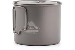 TOAKS Tazza/Vaso da Campeggio Portatile Ultraleggero in Titanio
