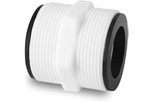 Lyreh Pool Hose Adapter, 1.5 Inch Pool Split Hose Connector with Gaskets Pool Vacuum Hose Fittings Compatible with Intex and Coleman Ground Swimming Pools