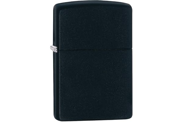 Zippo Vindtät Tändare i Metall - Långvarig, Påfyllningsbar Med Zippo Tändarvätska - Perfekt för Cigaretter, Cigarrer Och Ljus - Ficktändare/Brandstartare i Klassiska Färger