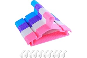 haweeli Lot de 40 Cintres en Plastique pour Enfants Bébé 27cm