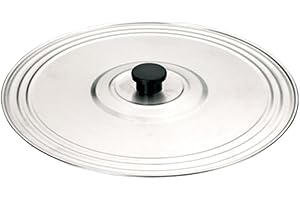 IBILI 715737 Couvercle à usage multiple 37 cm en Inox (sans trous) Argenté 36 x 36 x 4 cm
