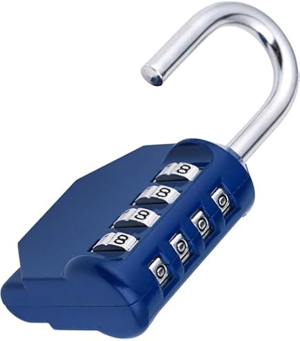 Lucchetto A Combinazione TSA - Per Armadietti Palestra E Valigie, Anello 20mm (3 Cifre)