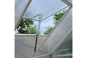 Decdeal Greenhouse Windows Opener, Temperature Controlled Automatic Vent Opener with Single Spring