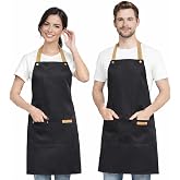 Women's Kitchen Apron &ndash; Kitchen Apron &ndash; Kitchen Aprons &ndash; Waterproof and Adjustable Apron &ndash; Ideal as Waiter Apron Barbecue or